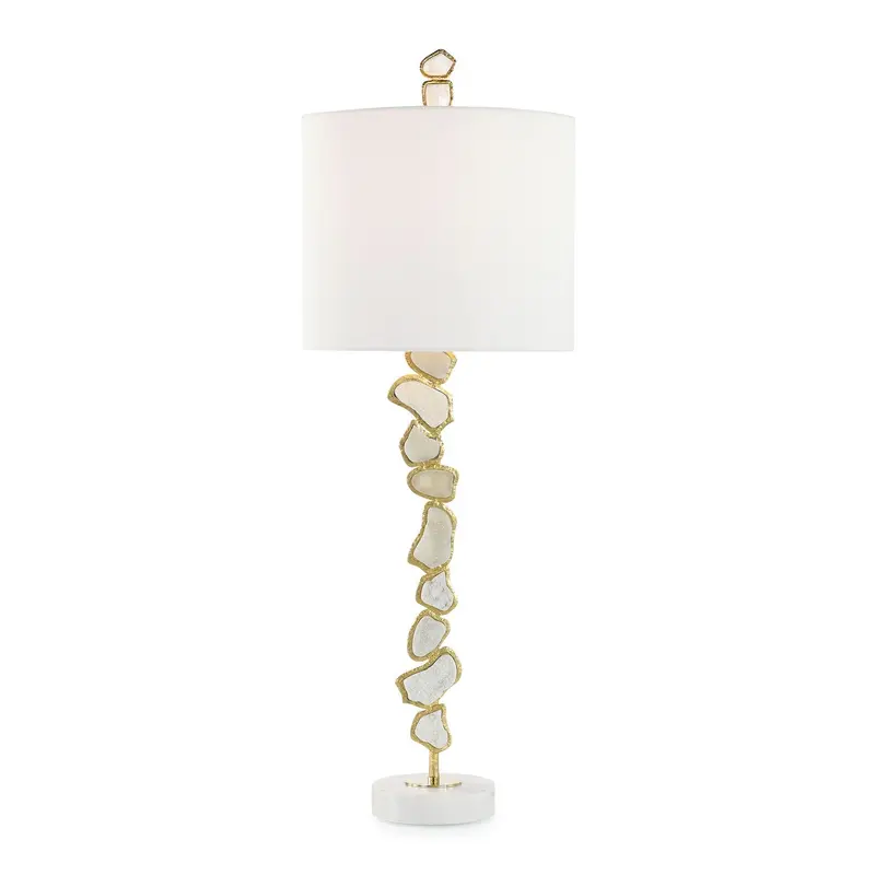One Light Buffet Lamp Brass