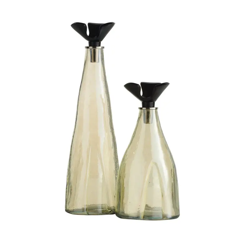Lydia Decanters, Set of 2 Bronze
