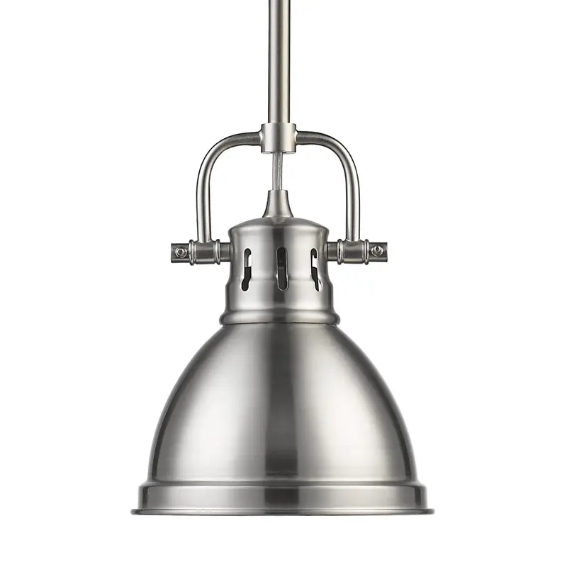 Duncan One Light Mini Pendant Pewter