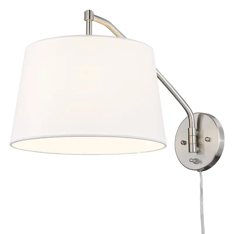 Ryleigh One Light Swing Arm Pewter