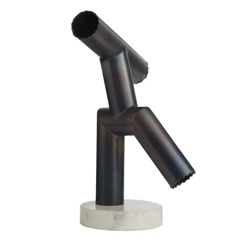 Kouame Sculpture Burnt Iron