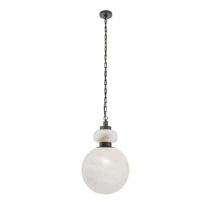 Rosemont One Light Pendant Matte Swirl