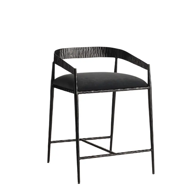 Ansel Counter Stool Midnight Grey