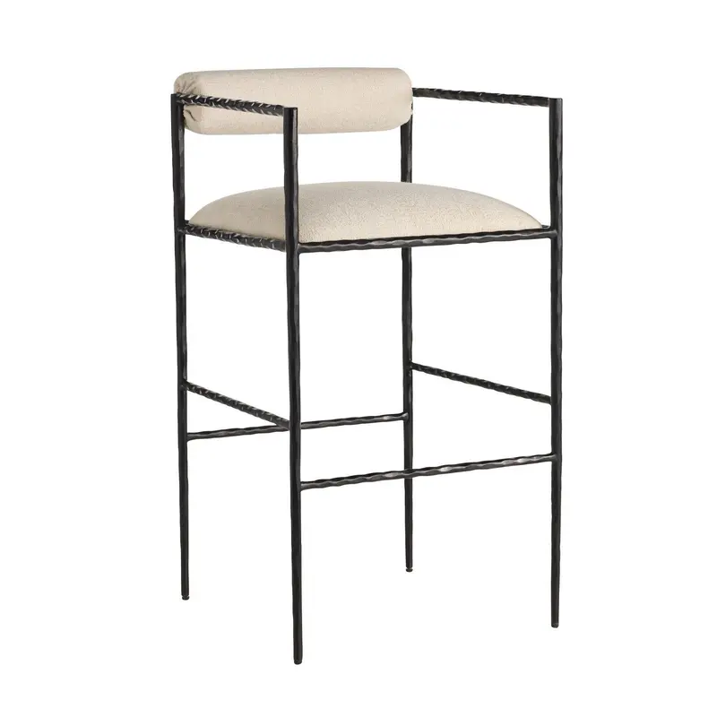 Barbana Bar Stool Oxford White
