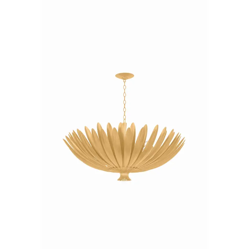 Whitfield 12 Light Chandelier Vintage Gold Leaf