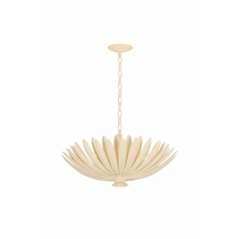 Whitfield Four Light Chandelier Cream Plaster