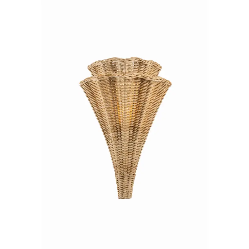 Arverne Two Light Wall Sconce Vintage Gold Leaf