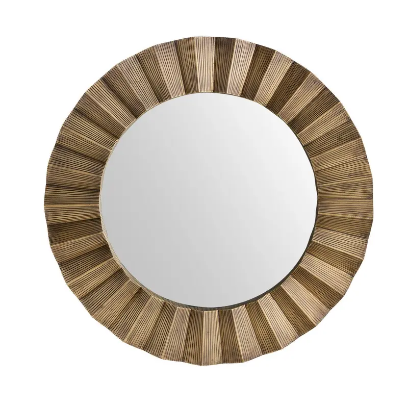 Kelby Mirror Dark Antique Brass