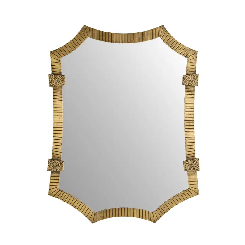 Monty Mirror Antique Brass