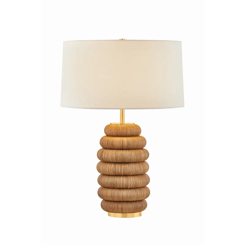 Winbrook One Light Table Lamp Aged Brass