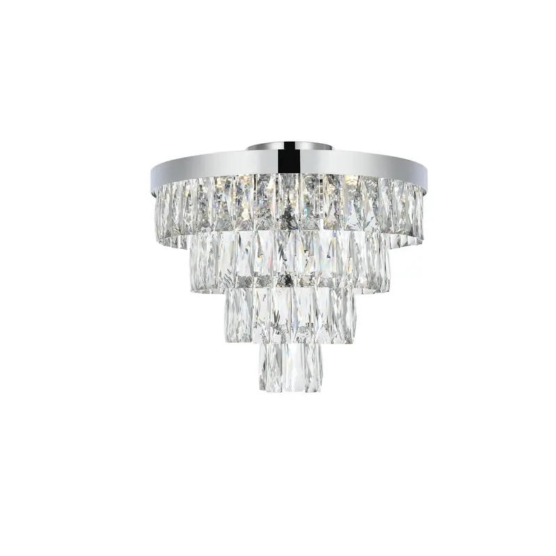 Josephine Six Light Flush Mount Chrome