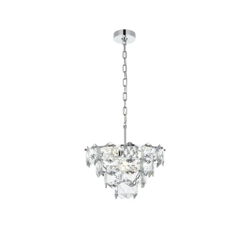 Adaline Six Light Chandelier Chrome