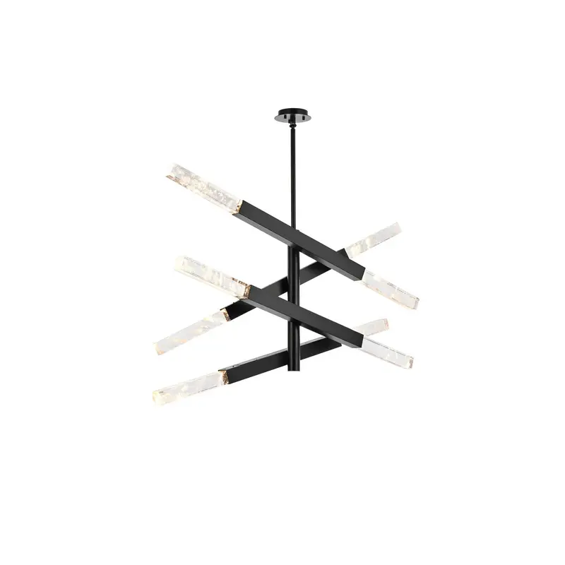 Ari Eight Light Pendant Black
