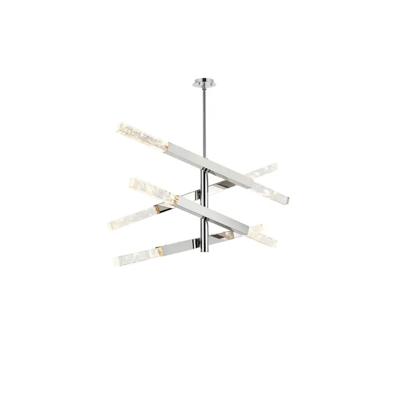 Ari Eight Light Pendant Chrome
