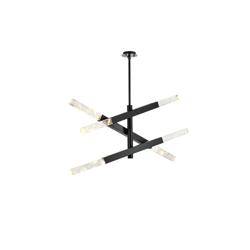 Ari Six Light Pendant Black