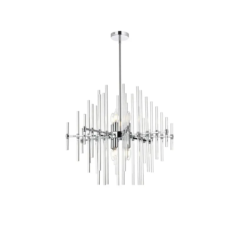 Sienna Eight Light Pendant Chrome