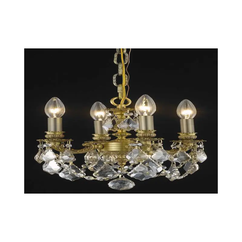Lille Four Light Chandelier French Gold