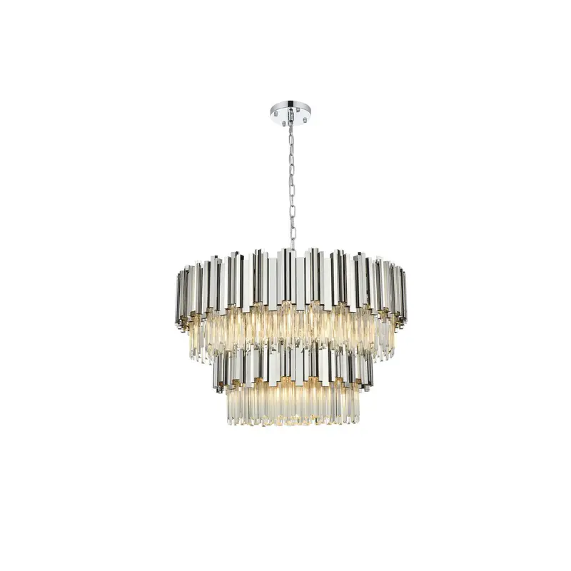 Willow 12 Light Chandelier Chrome