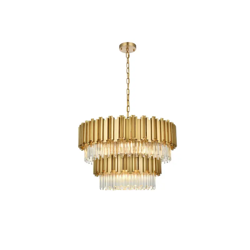 Willow 12 Light Chandelier Satin Gold