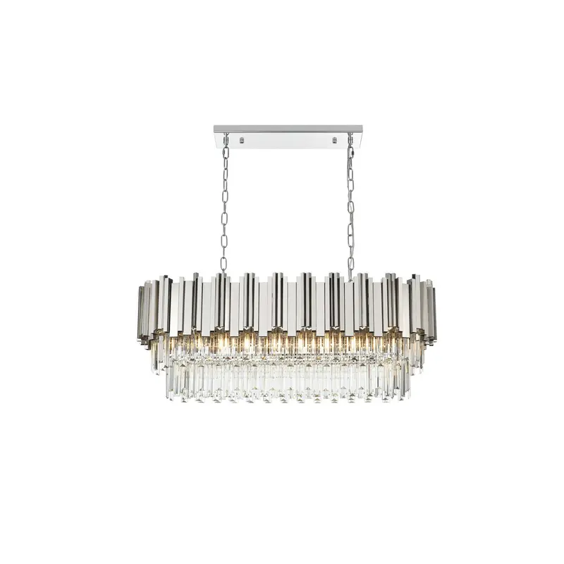 Willow Nine Light Chandelier Chrome