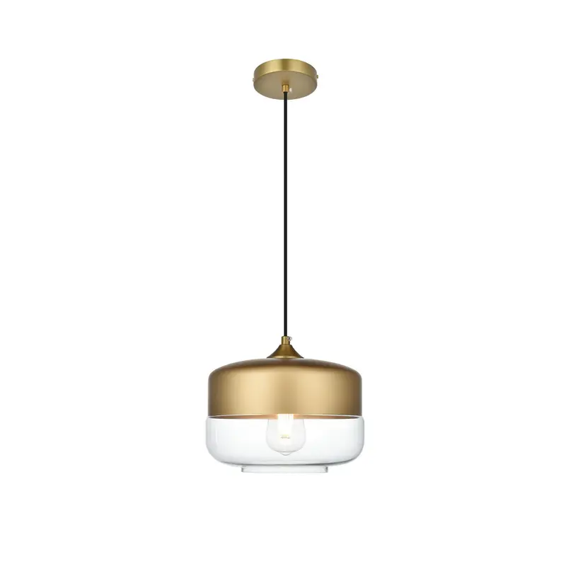 Ashwell One Light Pendant Satin Gold