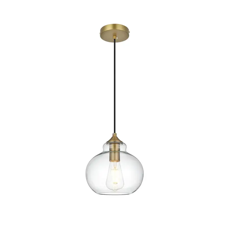 Destry One Light Pendant Satin Gold