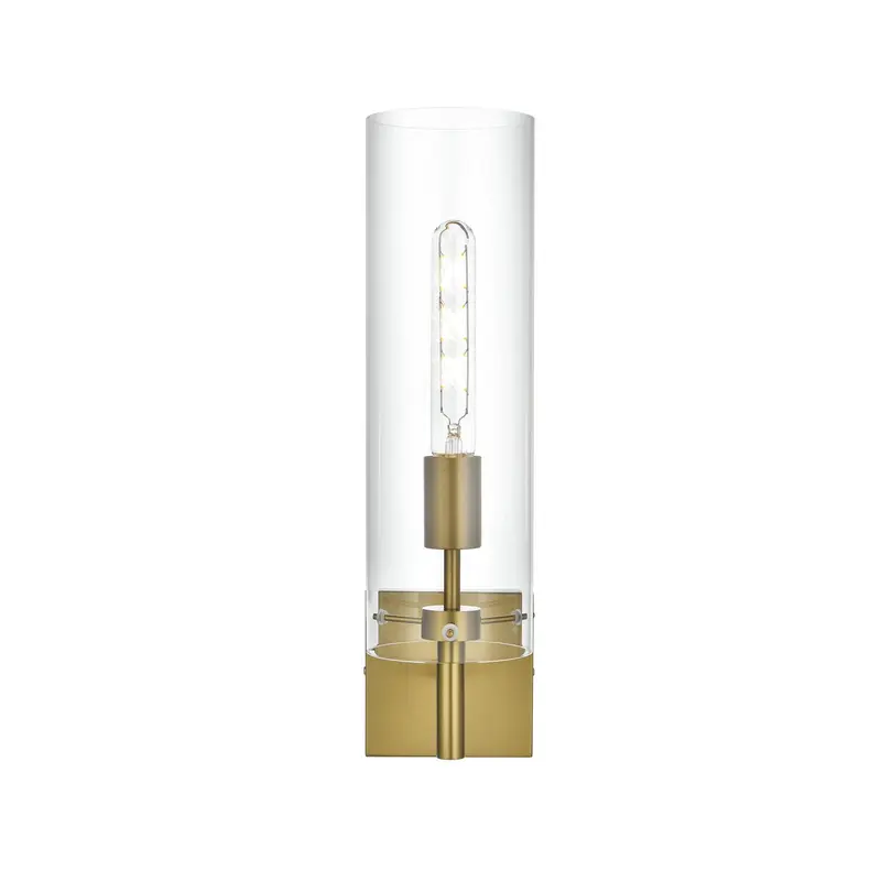 Savant One Light Wall Sconce Satin Gold
