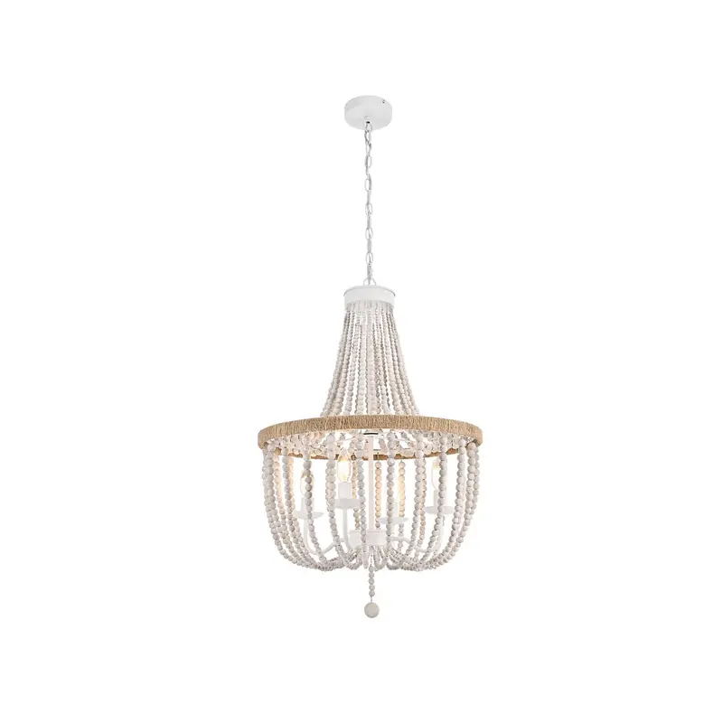 Jolie Four Light Pendant Antique white