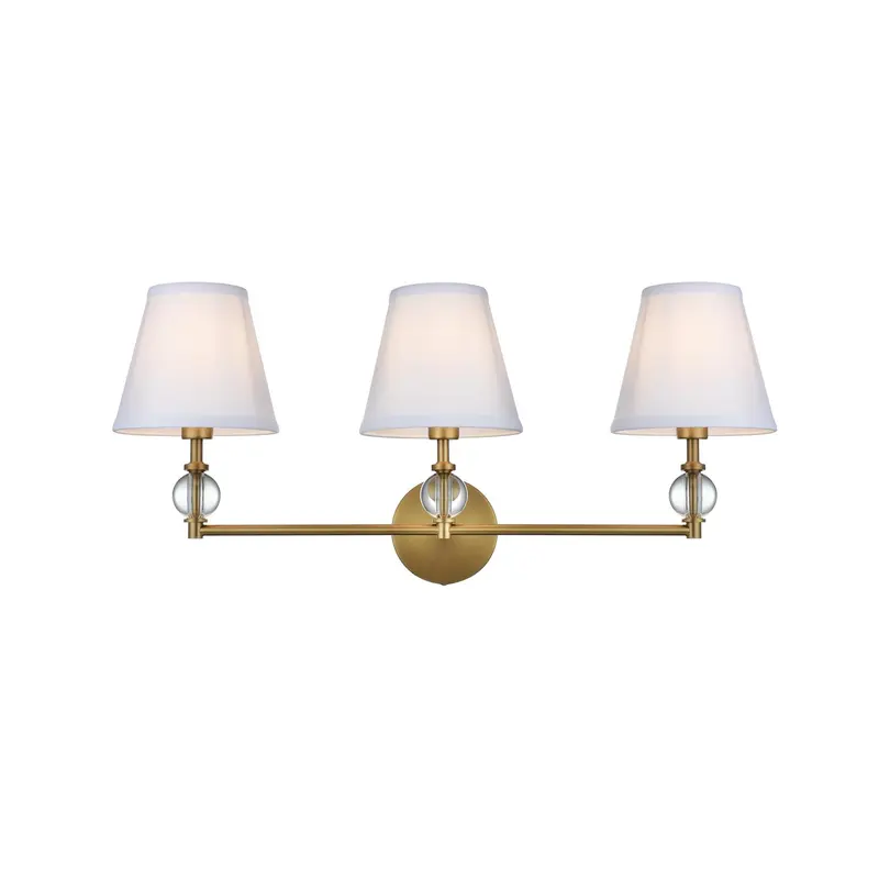 Bethany Three Light Wall Sconce Satin Gold