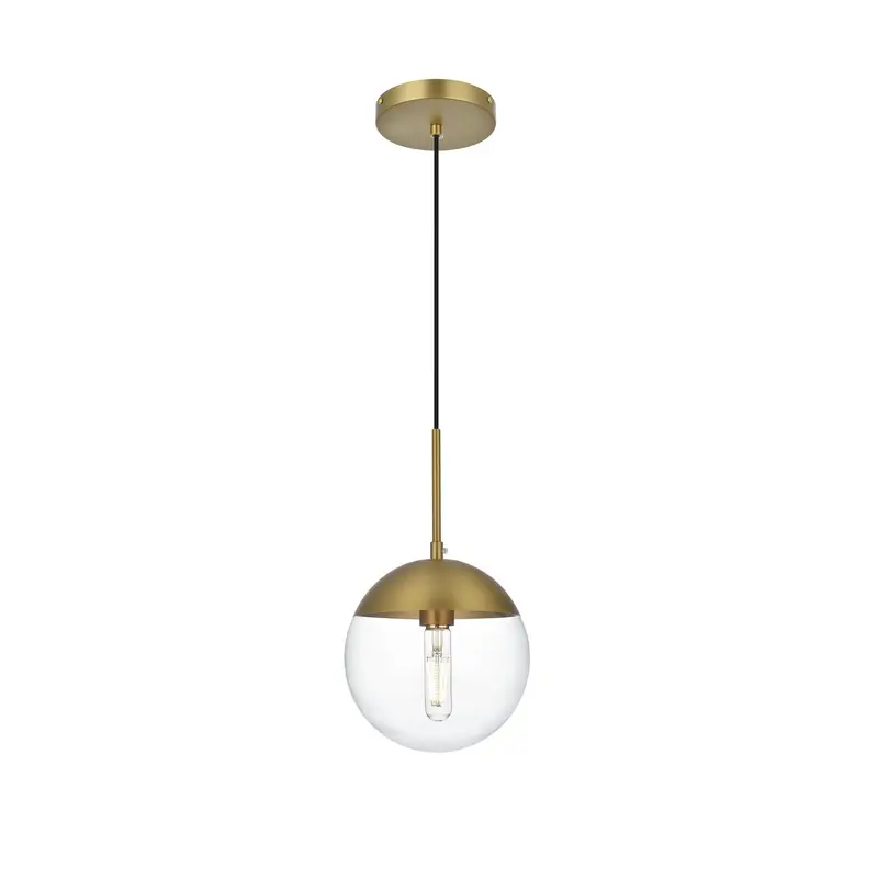 Eclipse One Light Pendant Satin Gold