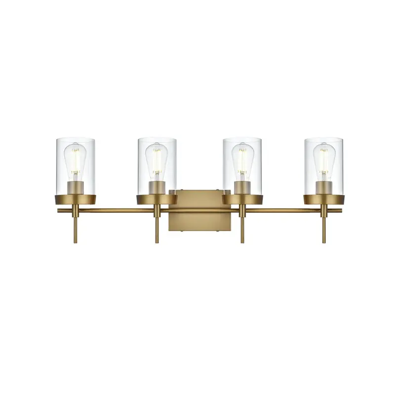 Taryin Four Light Wall Sconce Satin Gold