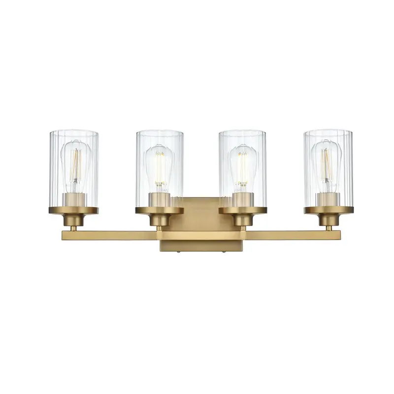 Thane Four Light Wall Sconce Satin Gold
