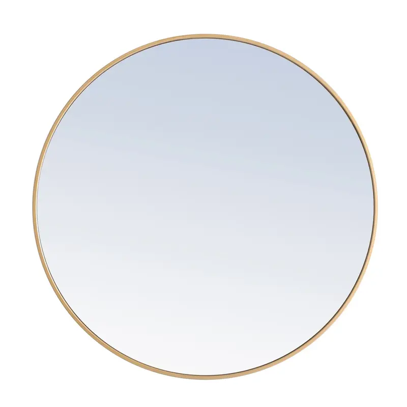 Eternity Mirror Brass