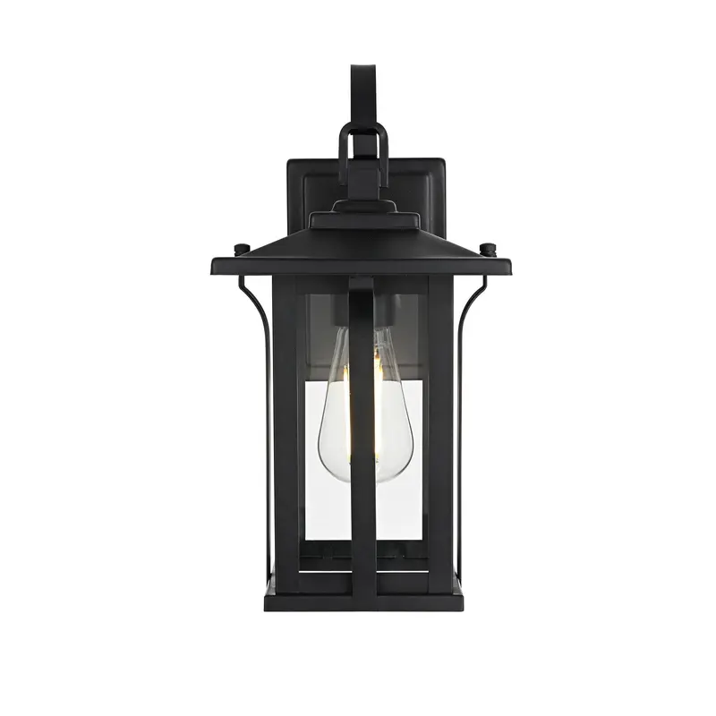 Thayer One Light Outdoor Wall Sconce Black