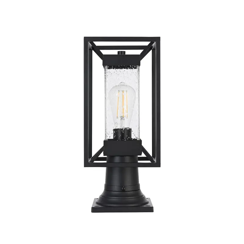 Willington One Light Outdoor Post Mount Black