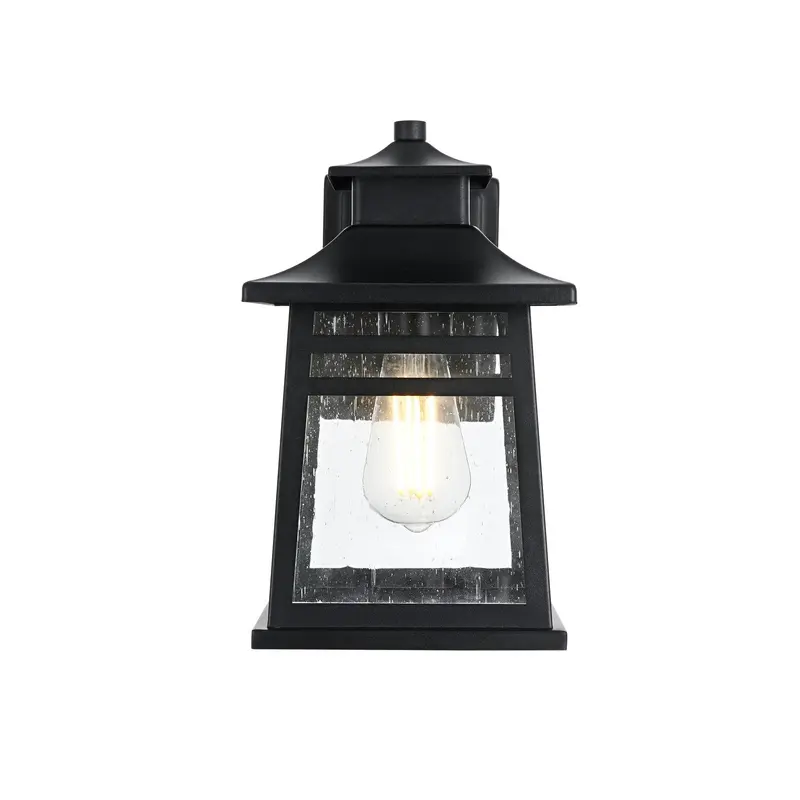 Bambrey One Light Outdoor Wall Sconce Black
