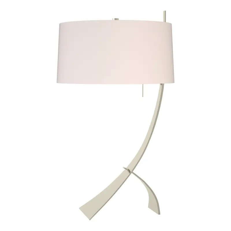 Stasis One Light Table Lamp Sterling
