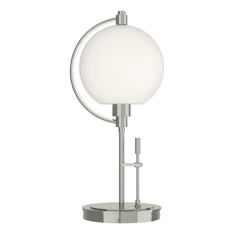 Pluto One Light Table Lamp Sterling