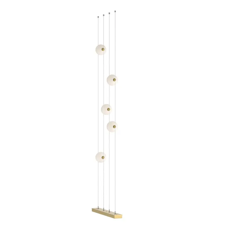 Abacus LED Pendant Modern Brass