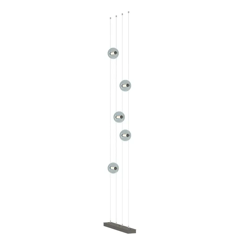 Abacus LED Pendant Natural Iron