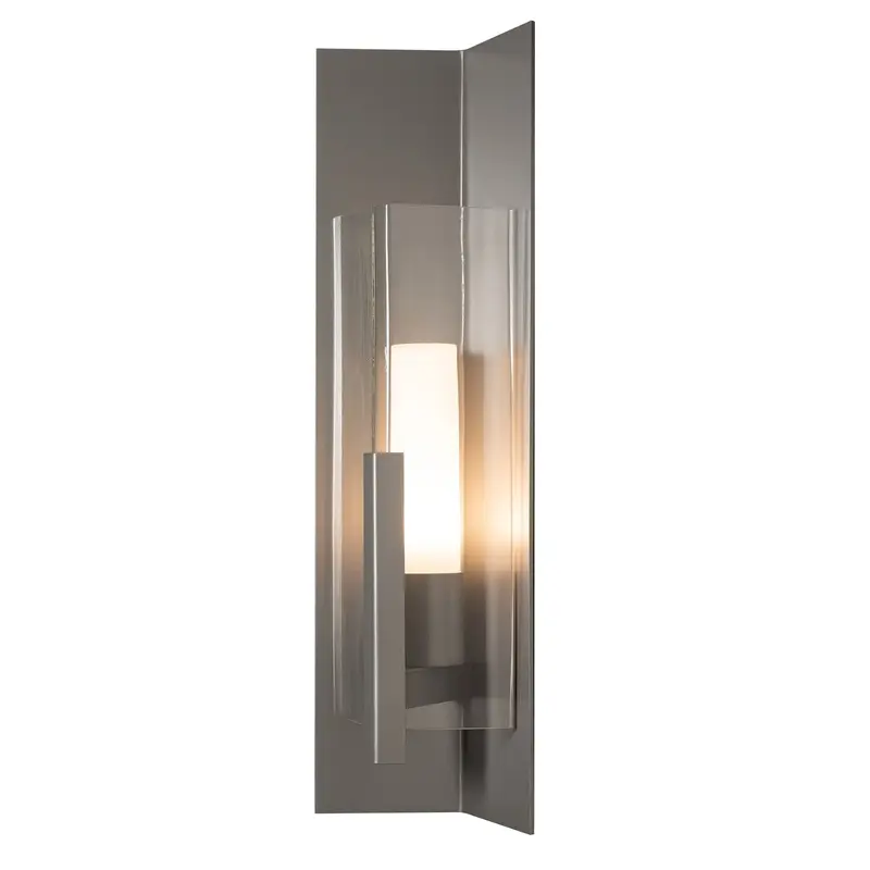 Summit One Light Outdoor Wall Sconce Coastal Burnished Steel