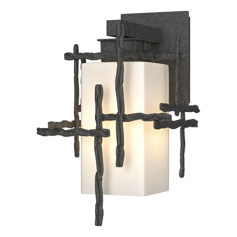 Tura One Light Outdoor Wall Sconce Coastal Natural Iron