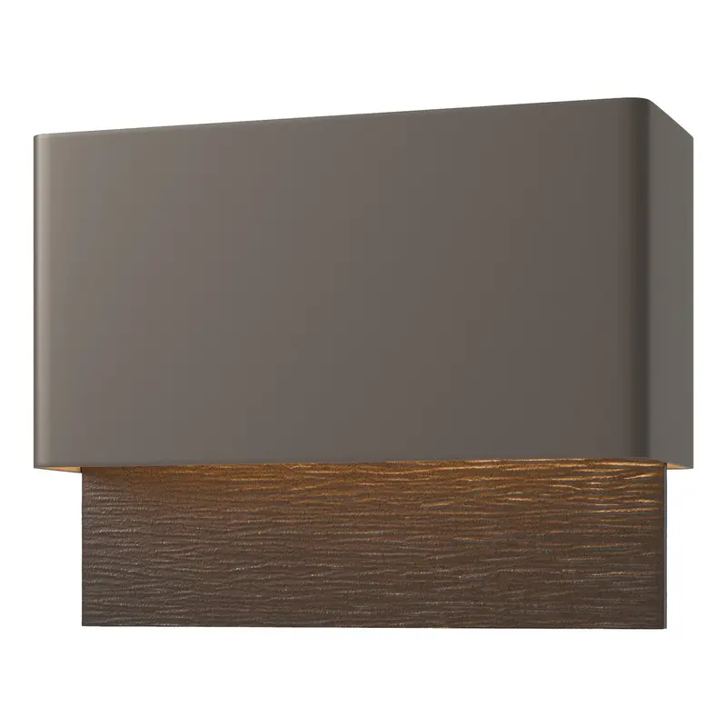Stratum LED Outdoor Wall Sconce Coastal Dark Smoke