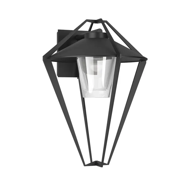 Stellar One Light Outdoor Wall Sconce Coastal Black