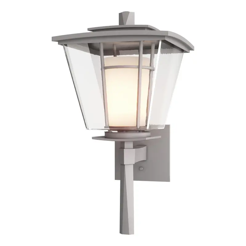 Beacon Hall One Light Outdoor Wall Sconce Coastal Burnished Steel