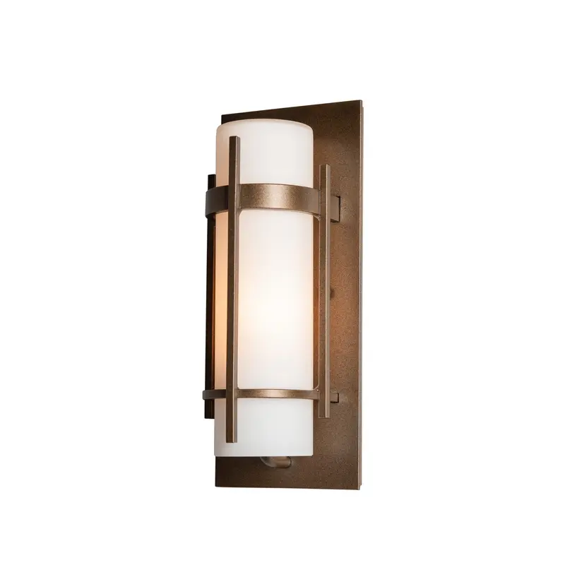 Banded One Light Outdoor Wall Sconce Coastal Bronze