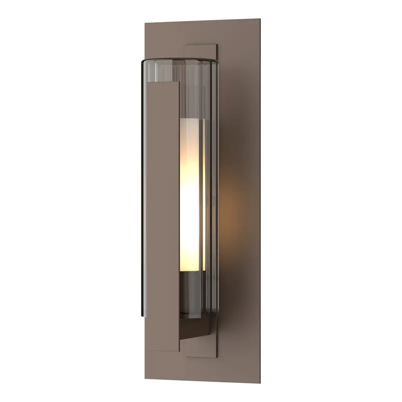 Vertical Bar One Light Outdoor Wall Sconce Coastal Bronze