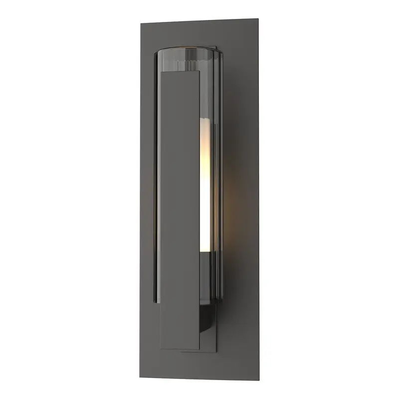 Vertical Bar One Light Outdoor Wall Sconce Coastal Oil Rubbed Bronze