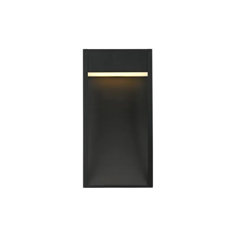 Adriel LED Outdoor Wall Sconce Black