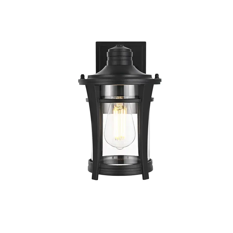 Artemis One Light Outdoor Wall Sconce Black